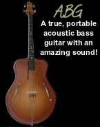 Acoustic bass guitar: true portable bass with amazing sound!